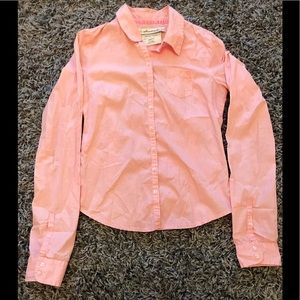 Abercrombie youth/kids button up long sleeve shirt